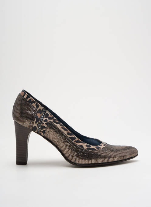 Escarpins marron UN TOUR EN VILLE pour femme