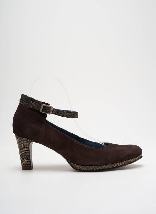 Escarpins marron UN TOUR EN VILLE pour femme