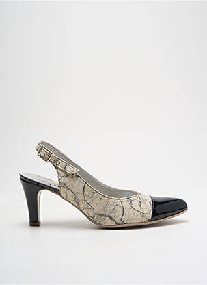 Escarpins fermeture boucle(s) talon de 4 à 6cm noir UN TOUR EN VILLE femme