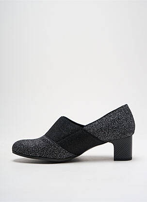 Bottines/boots matière lisse talon de 4 à 6cm noir UN TOUR EN VILLE femme