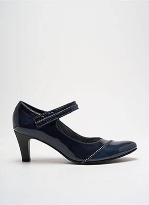 Escarpins bleu UN TOUR EN VILLE pour femme