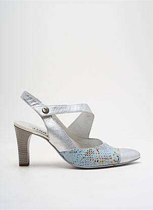 Escarpins argent UN TOUR EN VILLE pour femme