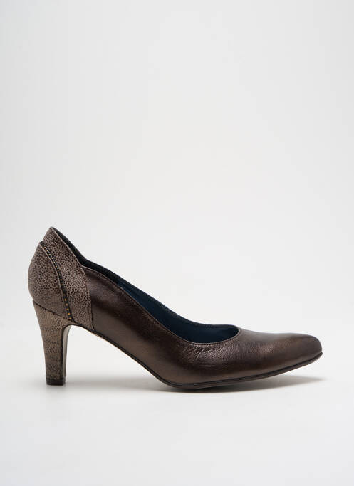 Escarpins marron UN TOUR EN VILLE pour femme