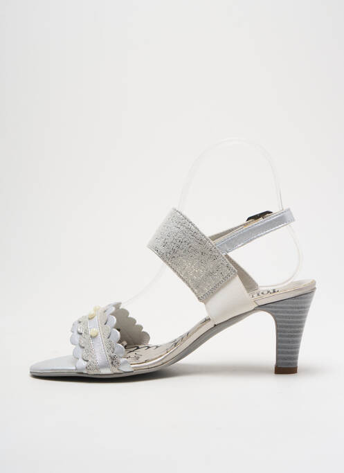 Sandales/Nu pieds argent UN TOUR EN VILLE pour femme