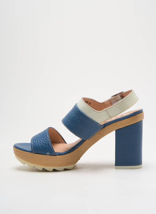 Sandales/Nu pieds bleu WONDERS pour femme