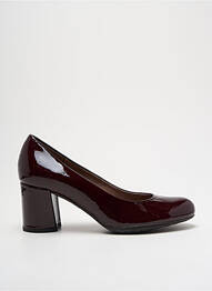 Escarpins matière lisse talon de 4 à 6cm violet WONDERS femme