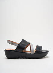 Sandales/Nu pieds noir WONDERS pour femme seconde vue