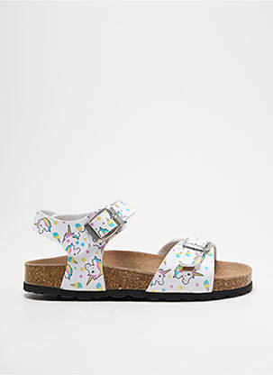 Sandales/nu pieds type de semelle anatomique bout ouvert blanc AUTENTI fille