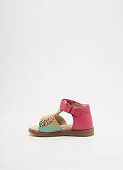 Sandales/Nu pieds rose KICKERS pour fille seconde vue