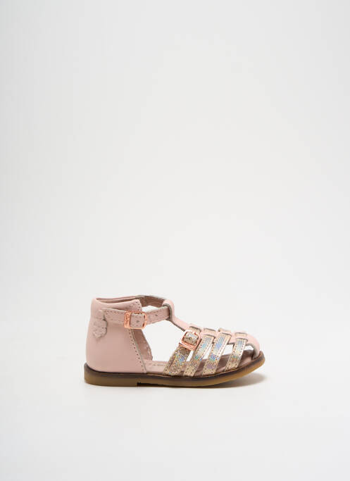 Sandales/Nu pieds rose ASTER pour fille
