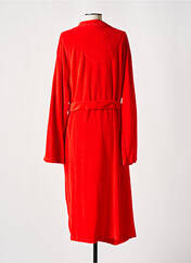 Peignoir rouge NORMANN pour femme seconde vue