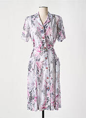 Robe mi-longue gris GEVANA pour femme seconde vue