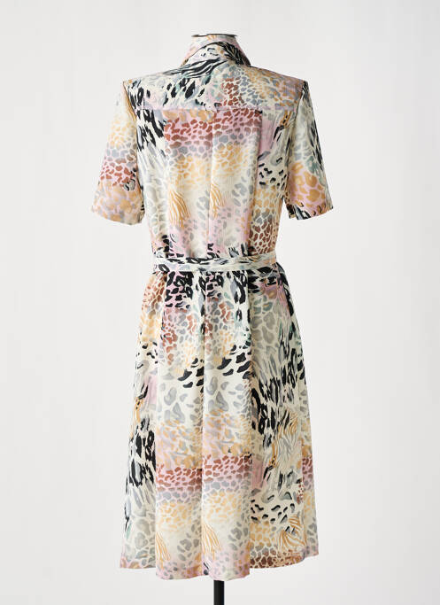 Robe mi-longue beige GEVANA pour femme