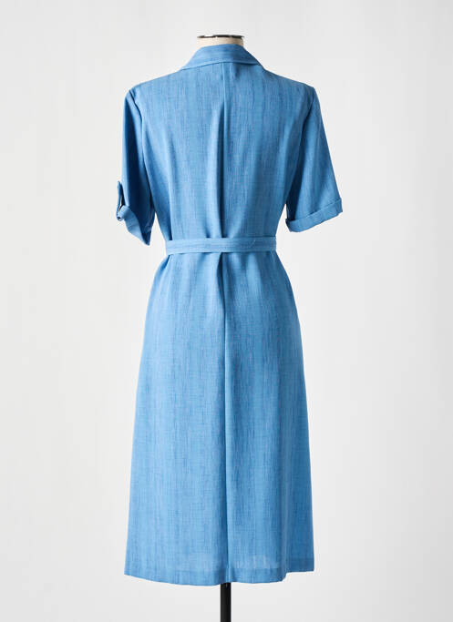 Robe mi-longue bleu GEVANA pour femme