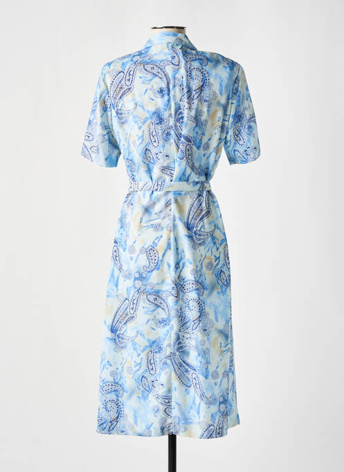 Robe mi-longue bleu GEVANA pour femme