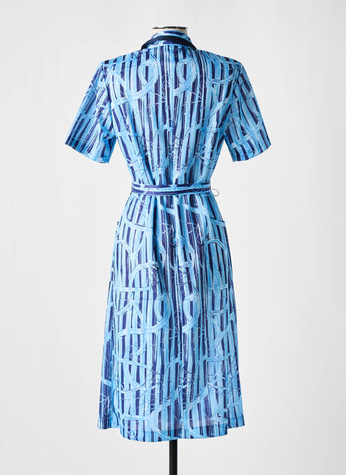 Robe mi-longue bleu GEVANA pour femme