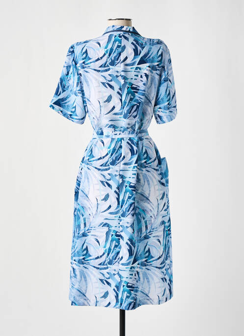 Robe mi-longue bleu GEVANA pour femme
