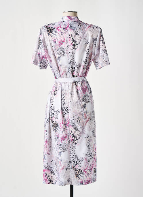 Robe mi-longue gris GEVANA pour femme