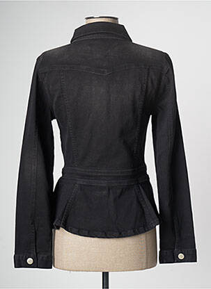 Veste en jean manches longues noir PAUL BRIAL femme