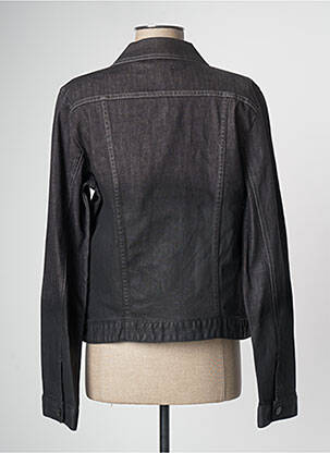 Veste en jean manches longues noir PAUL BRIAL femme