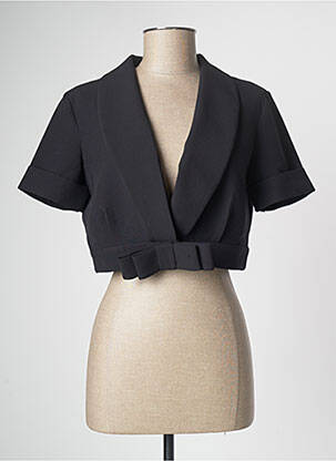 Boléro manches courtes noir PAUL BRIAL femme