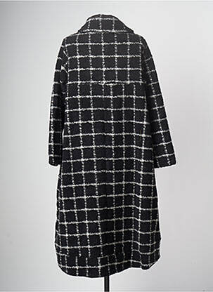 Manteau long coupe droite sans capuche noir G!OZE femme