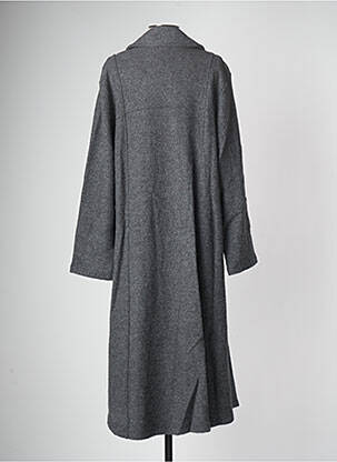 Manteau long coupe droite sans capuche gris G!OZE femme