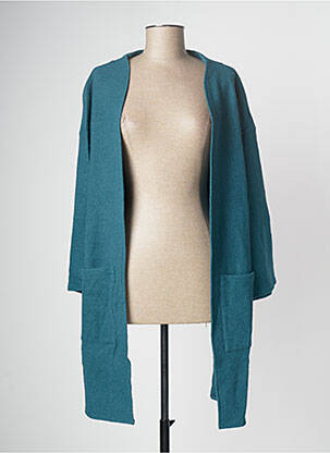 Gilet manches longues manches longues bleu G!OZE femme