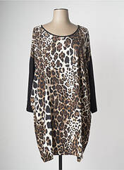 Tunique manches longues marron G!OZE pour femme seconde vue