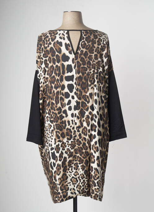 Tunique manches longues marron G!OZE pour femme