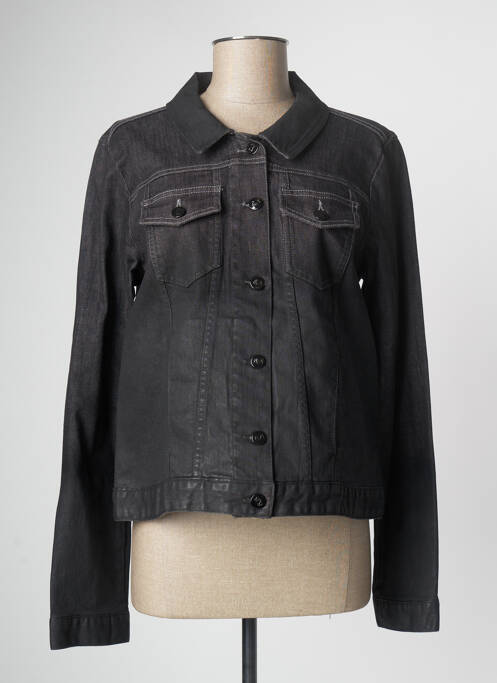 Veste en jean noir PAUL BRIAL pour femme