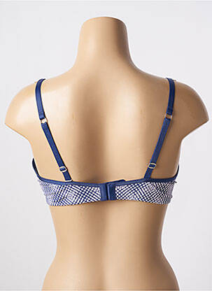 Soutien-gorge effet matière satinée haut soutien-gorge moulé bleu ESPRIT femme