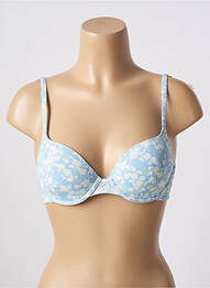 Soutien-gorge effet matière satinée haut soutien-gorge moulé bleu ESPRIT femme