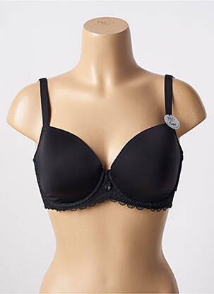 Soutien-gorge effet matière satinée haut soutien-gorge moulé noir ESPRIT femme