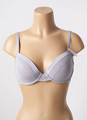 Soutien-gorge effet matière satinée haut soutien-gorge moulé violet ESPRIT femme