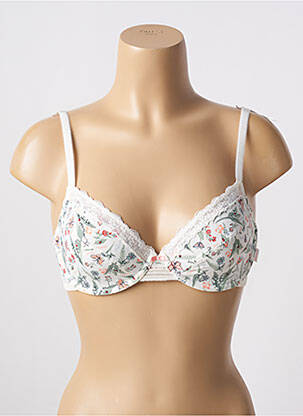 Soutien-gorge effet matière satinée haut soutien-gorge emboitant blanc ESPRIT femme