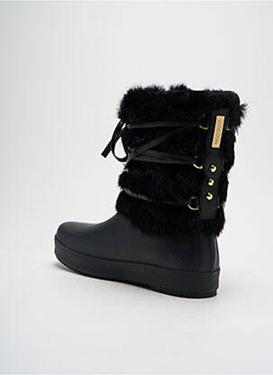 Bottines/boots fourrée talon plat jusqu'à 3cm noir MOOV BOOT femme