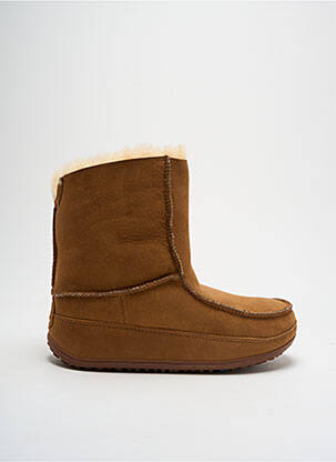 Bottines/boots fourrée talon de 4 à 6cm marron FITFLOP femme