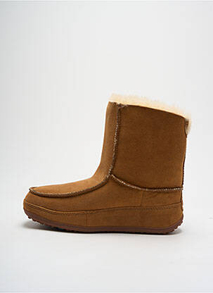 Bottines/boots fourrée talon de 4 à 6cm marron FITFLOP femme