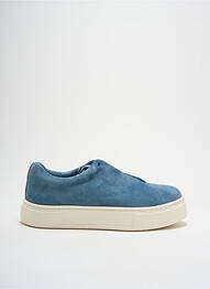 Baskets nubuck talon de 4 à 6cm bleu EYTYS femme
