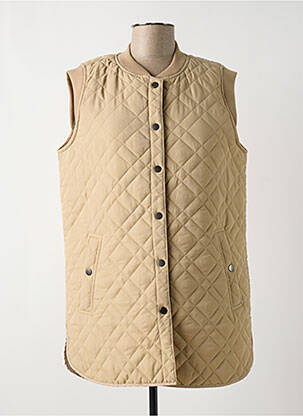 Doudoune poches sans capuche beige CISO femme