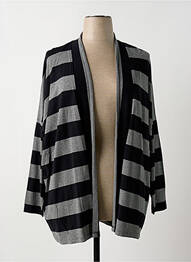 Gilet manches longues manches longues gris Q'NEEL femme