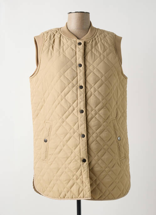 Doudoune beige CISO pour femme