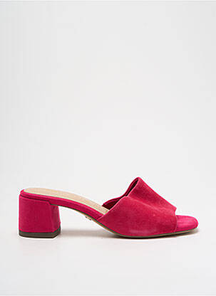 Mules/sabots type de semelle amortissante talon de 4 à 6cm rose TAMARIS femme