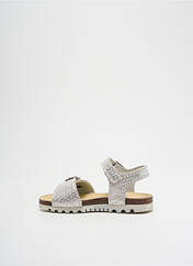 Sandales/Nu pieds argent BOPY pour fille seconde vue