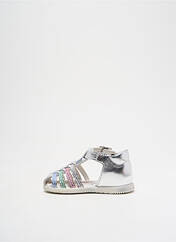 Sandales/Nu pieds argent BOPY pour fille seconde vue
