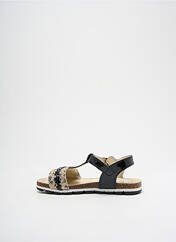 Sandales/Nu pieds noir BOPY pour fille seconde vue