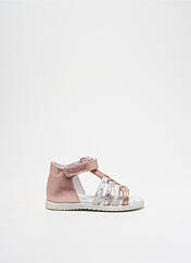 Sandales/Nu pieds rose BOPY pour fille seconde vue