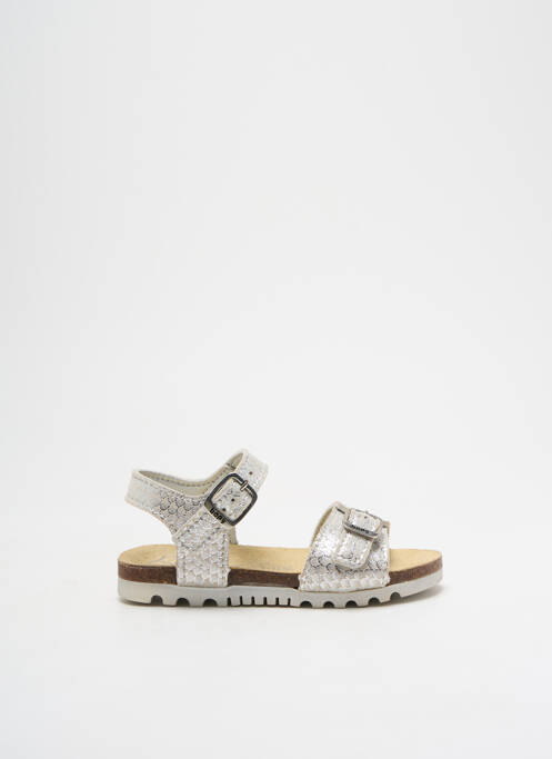 Sandales/Nu pieds argent BOPY pour fille
