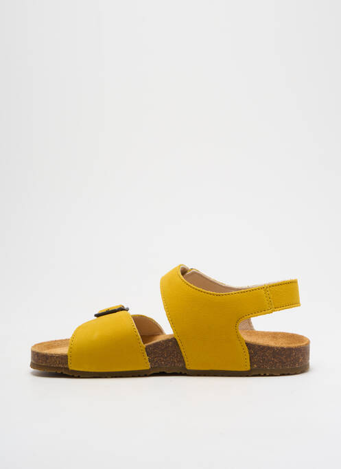 Sandales/Nu pieds jaune BOPY pour garçon